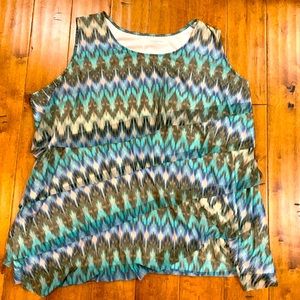 CATHERINES 5X TOP. Sleeveless